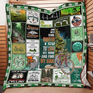Mountain Biking Quilt X0708-16  Quilt